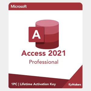 Microsoft Access 2021 Professional lifetime license key for advanced database management and analysis