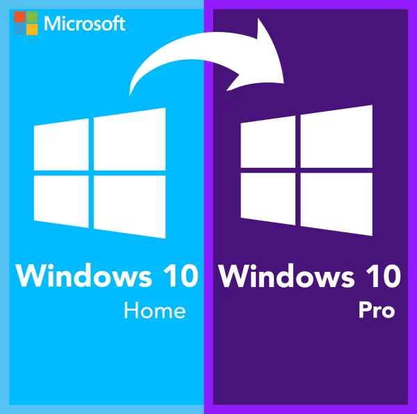 Windows 10 Pro upgrade key - transform Home to Professional for enhanced business features and security