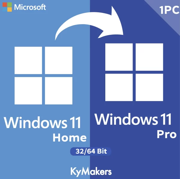 Windows 11 Home to Pro Upgrade Key - Instantly Access Advanced Features for Work and Security