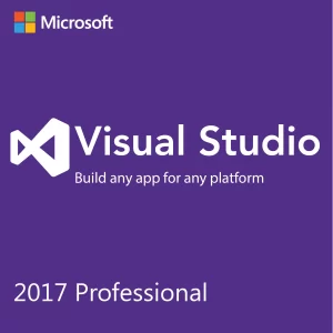 Microsoft Visual Studio 2017 Professional Edition box with license key - Powerful IDE for professional developers