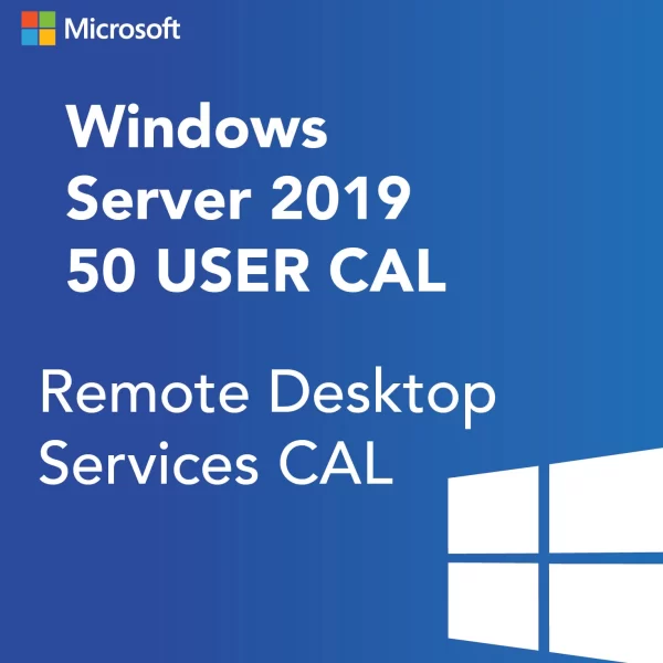 Windows Server 2019 Remote Desktop Services 50 USER 1