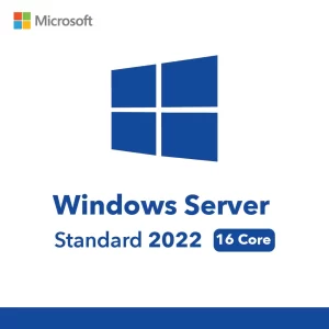 Microsoft Windows Server 2022 Standard 16 Core License - Powerful server solution for small to medium businesses