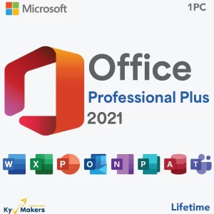 Microsoft Office 2021 Professional Plus License Key - Word, Excel, PowerPoint, Outlook latest version for 1 PC